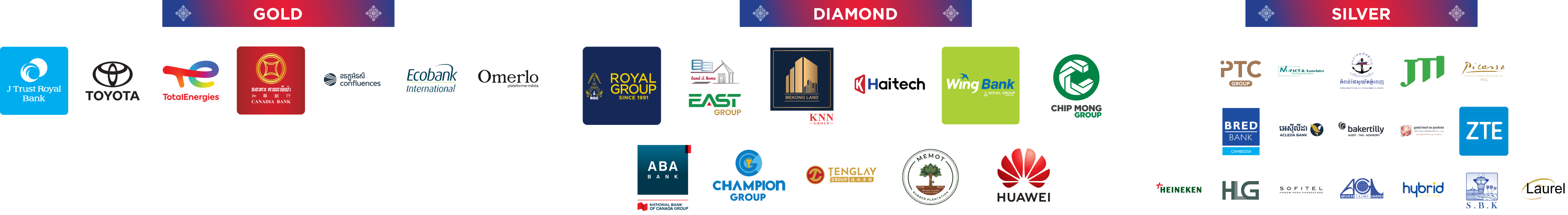 REF 2026 Gold, Diamond, and Silver sponsors